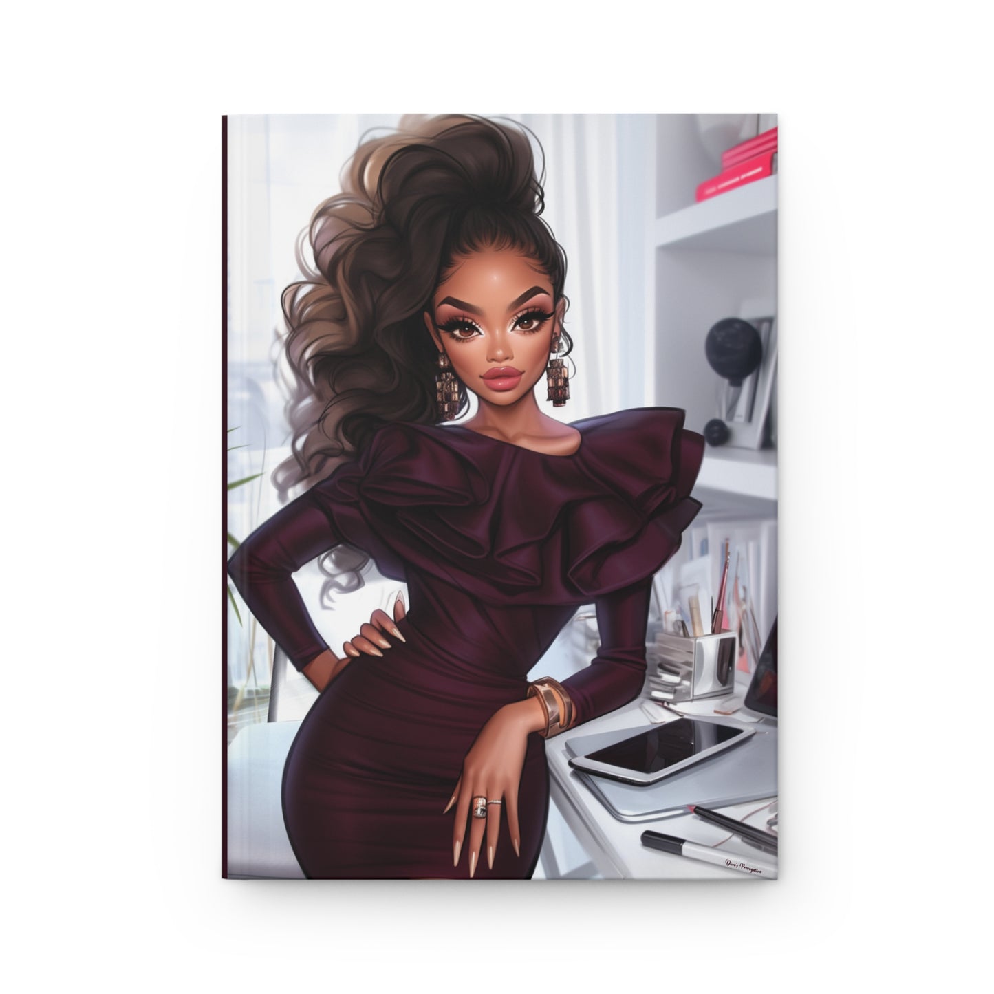 Plum Radiance Hardcover Journal