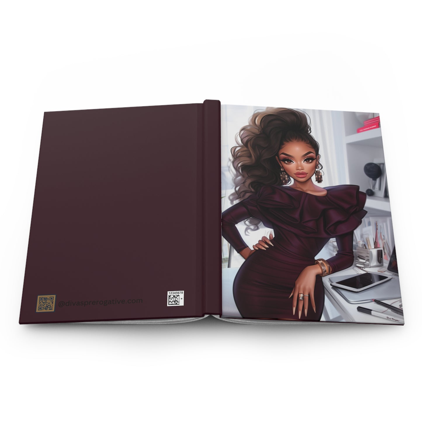 Plum Radiance Hardcover Journal