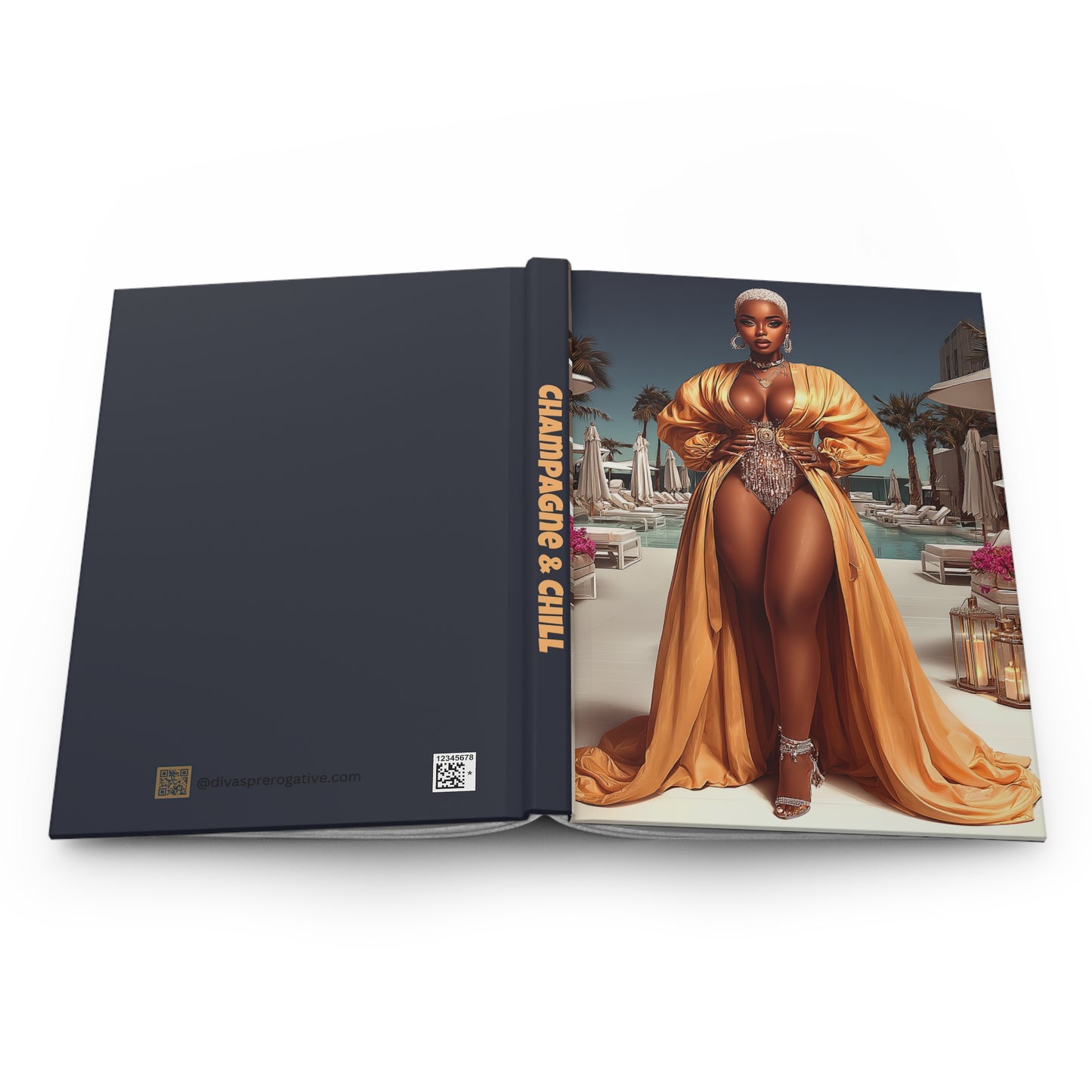 Champagne & Chill Hardcover Matte Journal