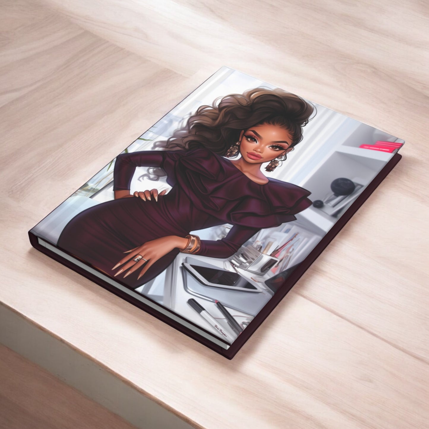 Plum Radiance Hardcover Journal