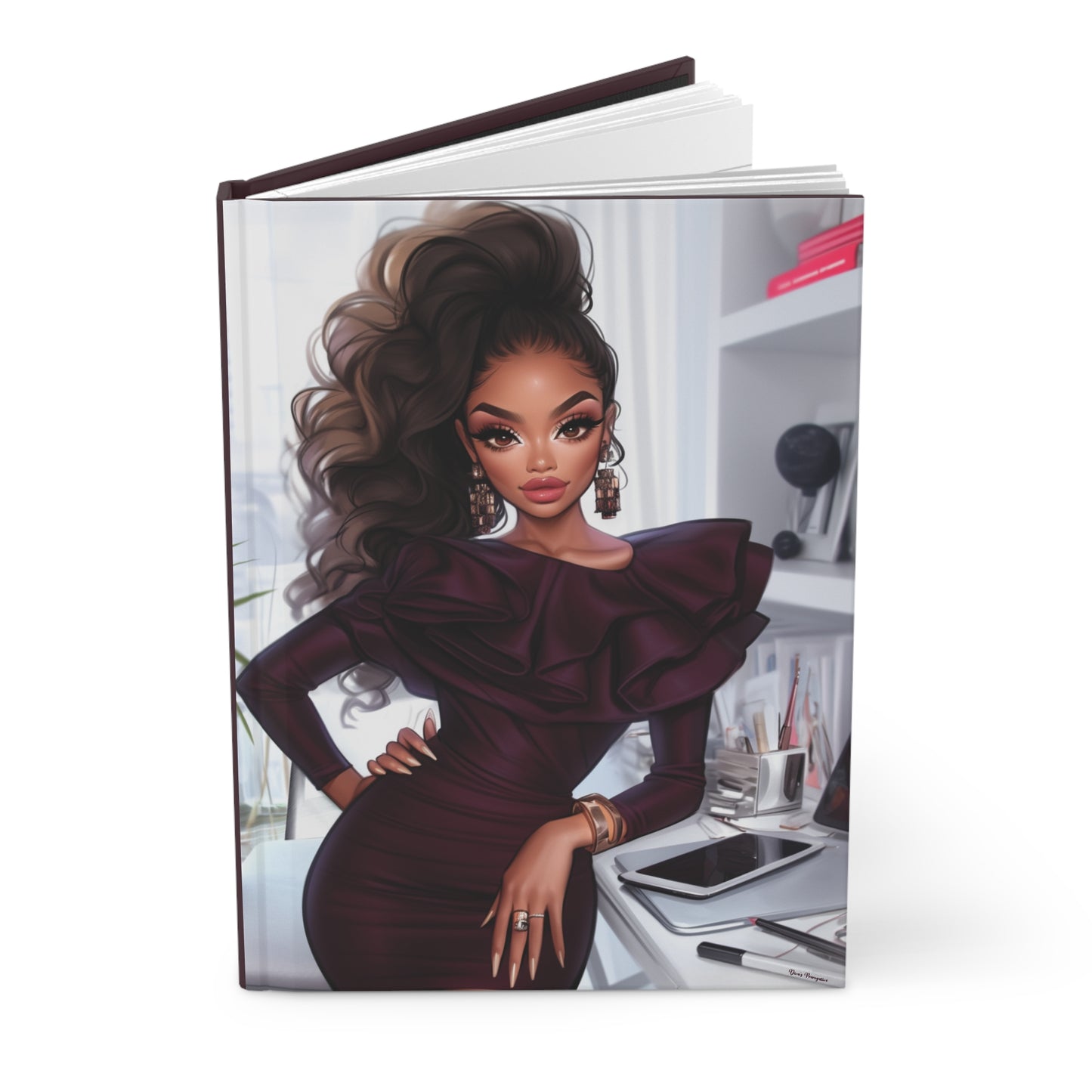 Plum Radiance Hardcover Journal