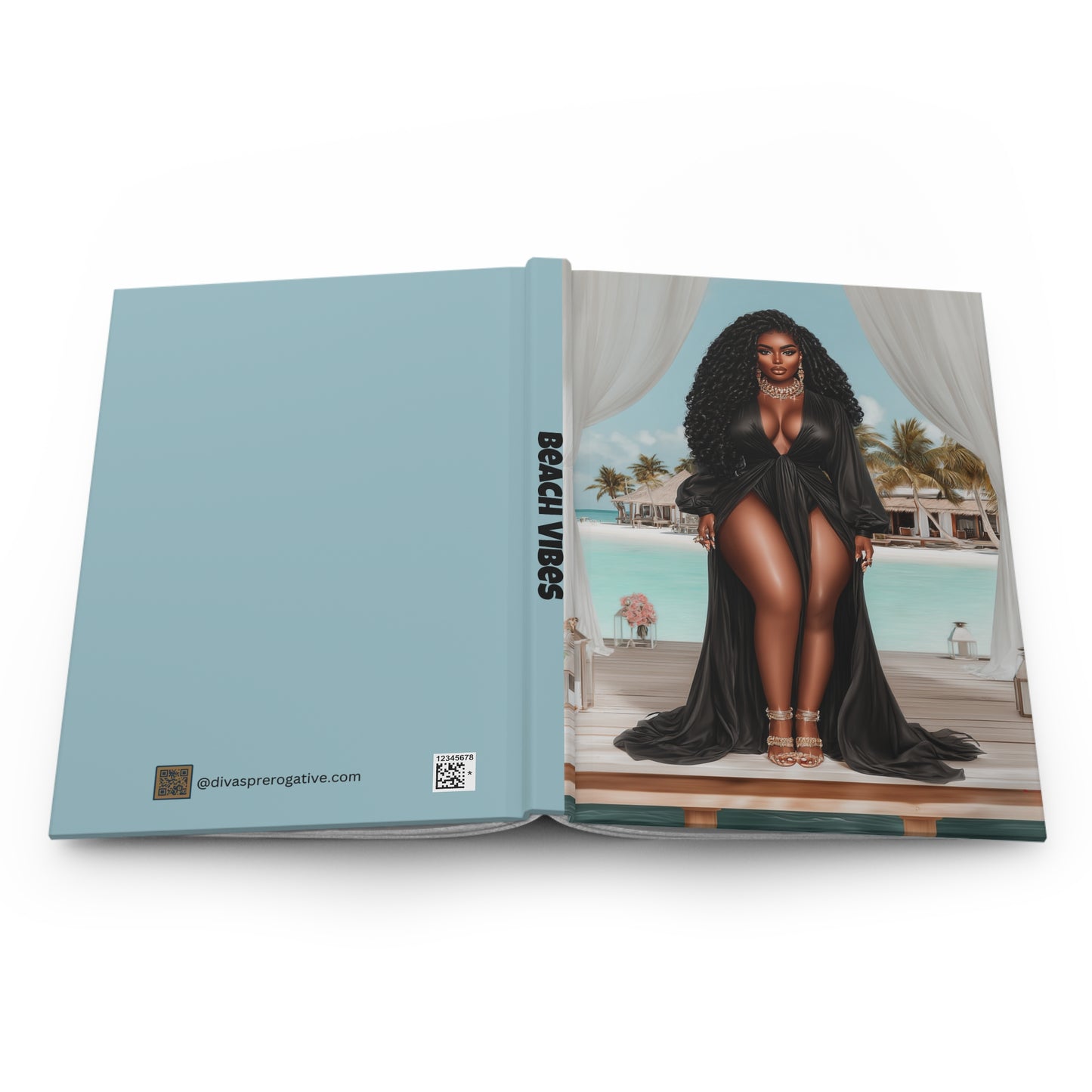 Beach Vibes Hardcover Matte Journal