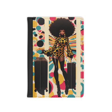 Glam Globe-Trotter Passport Cover - Style C