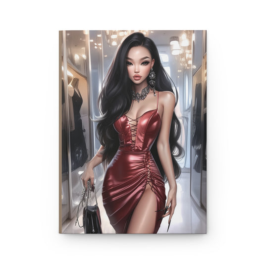 Fierce in Scarlet Hardcover Journal