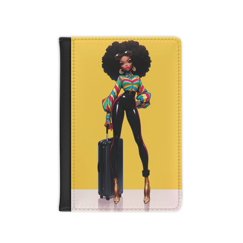 Glam Globe-Trotter Passport Cover - Style E